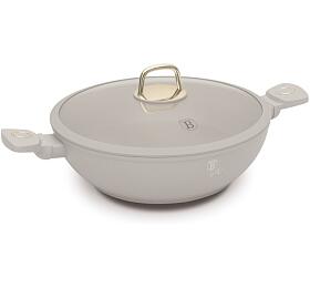 BERLINGERHAUS Pnev WOK s titanovm povrchem a poklic 30 cm Sahara Collection BH-8065