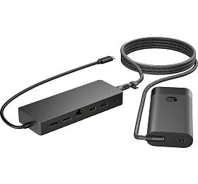 HP Univ. USB-C Hub and Laptop Charger Combo-EURO (9H0H9AA#ABB)