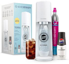 Vrobnk sody Sodastream TERRA White Pepsi Zero Megapack