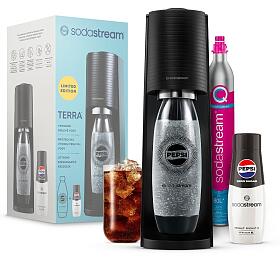 Vrobnk sody SodaStream TERRA Black Pepsi Zero Megapack