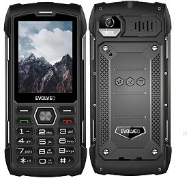 EVOLVEO StrongPhone H1, vodotsn odoln Dual SIM telefon, ern-ed (SGP-H1-BG)