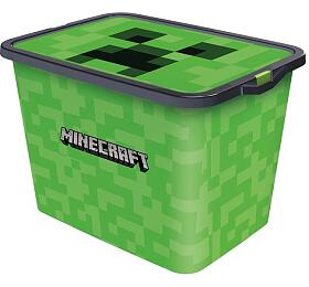 STOR BOX LON S VKEM MINECRAFT 23L, PLAST