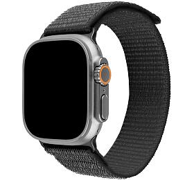 Nylonov emnek FIXED Nylon Sporty Strap pro Apple Watch Ultra 49mm, tmav ed