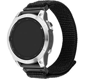 Nylonov emnek FIXED Nylon Sporty Strap pro Garmin QuickFit 26mm, ern