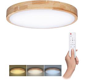 Solight LED osvtlen s dlkovm ovladaem Solid Oak, 60W, 4200lm, 51cm, zmna chromatinosti, stmvateln