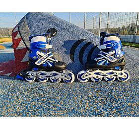 Dtsk inline brusle roztahovac CS310K modr velikost 31-34