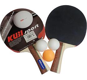 Sada na stoln tenis KUBIsport 2 PP plky+ mek 2-star
