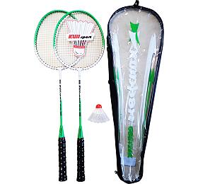 Badmintonov sada KUBIsport 2 rakety + koek + pouzdro