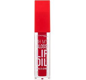 Olej na rty Rimmel London Oh My Gloss! Lip Oil, 4,5 ml, odstn 004 Vivid Red