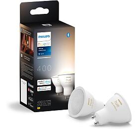 Hue WA sada 2x rovka LED GU10 4,2W 400lm 2200-6500K CRI80 IP20 Philips HUE