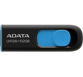 A-Data ADATA Flash Disk 512GB UV128, USB 3.2, erno-modr (AUV128-512G-RBE)