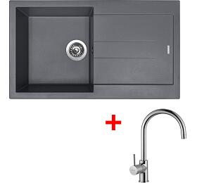 Sinks AMANDA 860 Titanium + Vitalia