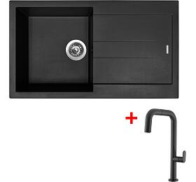 Sinks AMANDA 860 Nanoblack+EVA P Nanoblack