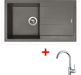 Sinks AMANDA 860 Nanotruffle+MIX 35