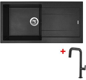 Sinks AMANDA 990 Nanoblack+EVA P Nanoblack
