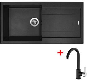 Sinks AMANDA 990 Nanoblack+MIX 35 Nanoblack