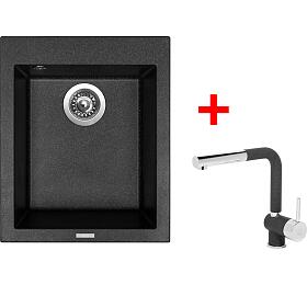 Sinks CUBE 410 Granblack + Mix 3 P GR