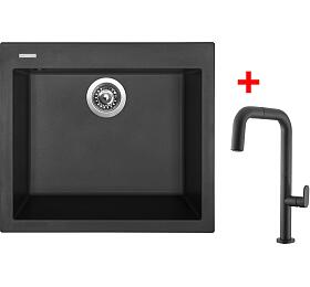 Sinks CUBE 560 Nanoblack+EVA P Nanoblack