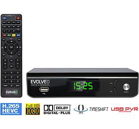 EVOLVEO Omega S3, HD DVB-T2 H.265/HEVC rekordr (DT-3075-T2-HEVC)