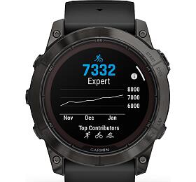 Hodinky s GPS Garmin epix Pro (g2) Sapphire 51 mm Carbon Gray DLC Titanium Black