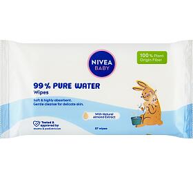 Nivea Baby 99% Pure Water istic ubrousky, 57 ks