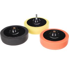 Sada letcch poltk/houbiek s unaeem pro itn auta CAR DETAILING PAD 3, 3ks SIXTOL