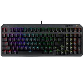 ASUS klvesnice TUF Gaming K3 GEN II, mechanick, CZ/SK, ed (90MP0390-BKZA00)