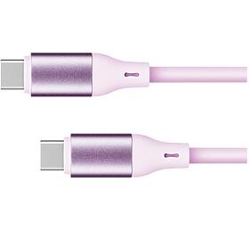 Kabel KRUGER & MATZ KM1269-1P Basic USB-C/USB-C 1m Pink KRUGERMATZ
