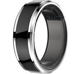 CUBE1 Smart Ring Black velikost 10