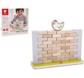 Teddies Skldanka stavebnice cihlov ze devo 44ks v krabici 26x24,5x4cm
