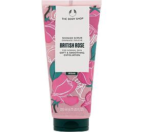 Tlov peeling The Body Shop British Rose Shower Scrub, 200 ml