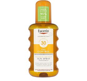 Eucerin Sun Dry Touch Oil Control transparentn sprej na opalovn SPF 30 200 ml