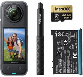 Outdoorov kamera Insta360 X4 cestovatelsk balek, ern