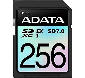 A-Data ADATA SDXC karta 256GB Express, PCIe Gen3, UHS-I, C10, V30, (R:800/W:700 MB/s) (ASD256GEX3L1-C)