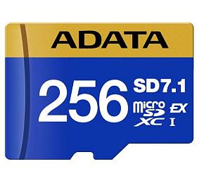 A-Data ADATA MicroSDXC karta 256GB Premier Extreme SD7.1, U3, C10, V30 (R:800/W:700 MB/s) (UD256GEX3L1-C)