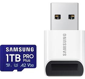 Samsung PRO Plus/micro SDXC/1TB/UHS-I U3 / Class 10/+ Adaptr/Modr (MB-MD1T0SB/WW)