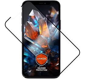 Ultra odoln tvrzen sklo FIXED Armor s Anti-dust apliktorem a AR vrstvou pro Apple iPhone 12ProMax / 13Max / 14Plus, ern