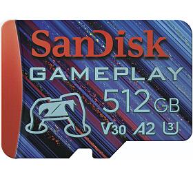 SanDisk GamePlay microSDXC UHS-I Card, 512 GB GamingmicroSDXC,190 MB/s (ten),130 MB/s (zpis)