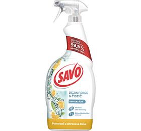 SAVO univerzln dezinfekn sprej Pomeran a Citronov trva, 700 ml