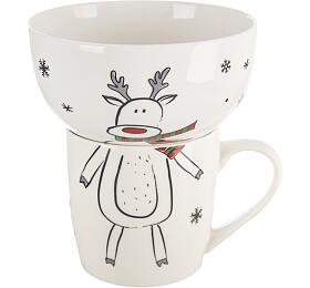 Hrnek s miskou sob 0,35 l Orion