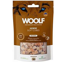 WOOLF pochoutka Soft Cubes Horse 100g