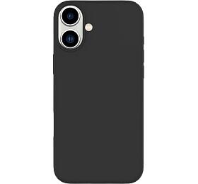 eSTUFF INFINITE Riga silikonov kryt pro iPhone 16 Plus, recyklovan TPU, ern (ES67120051)