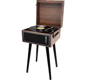 Gramofon AKAI, ATT-101BT, retro, devn nohy, Bluetooth, rychlost pehrvn: 33,3/ 45/78 RPM, 5 W