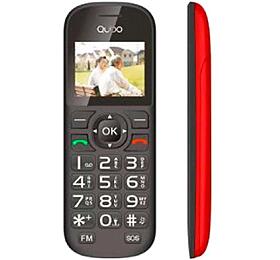 Mobiln telefon QUBO, QUBO D-1803 BK SEN, seniorsk, Bluetooth, 2 SIM, USB-C, vstup pro sluchtka