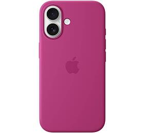 Apple iPhone16 Silicone Case with MS - Fuchsia (MYY53ZM/A)