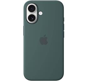 Apple iPhone16 Silicone Case with MS - Lake Green (MYY83ZM/A)