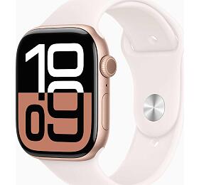 Watch S10 46 Rose Gold/Blush Sp Band M/L Apple