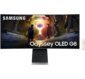 Samsung Odyssey OLED G8 / G855D / 34&quot; / OLED / 3440x1440 / 175Hz / 0,03ms / Silver / 3R (LS34DG850SUXDU)