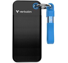 Verbatim Pocket SSD 2TB USB 3.2 Gen 2, externí Solid State Drive, černá/modrá (32195)