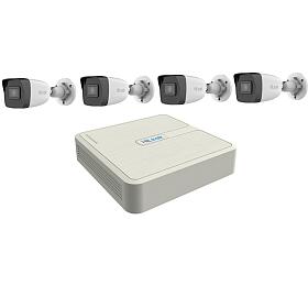 HiLook Powered by HIKVISION/ KIT bullet s chytrou detekc pohybu/ 1x NVR-104H-D/4P(C)/ 4x IP kamera IPC-B140HA (HILKITBULLET1)